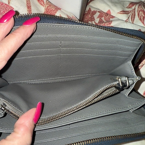 Prada Midnight Blue Leather Wallet - Picture 9 of 15